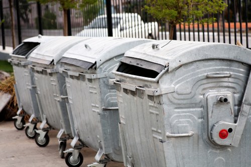 Furniture being disposed of responsibly in Canarywharf